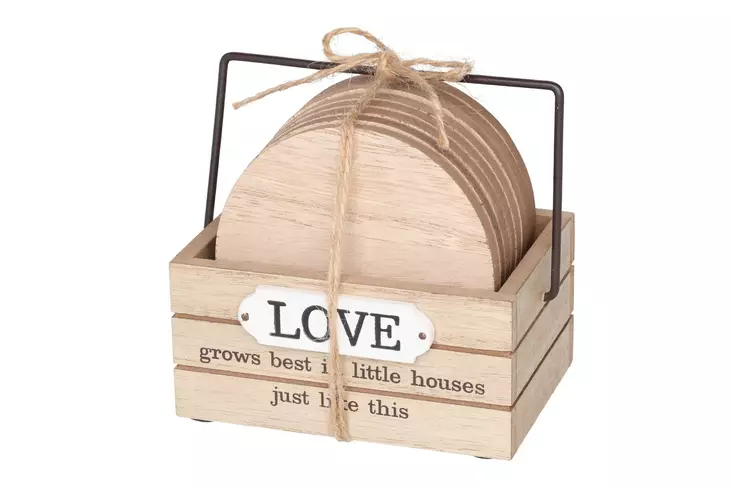 Lasinaluset Love 8 kpl - Dukar och tabletter - 6410416068961 - 1