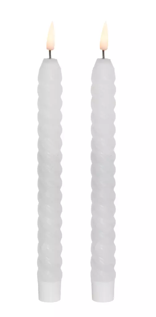 Led-kierrekynttil=C3=A4 3D liekki 25 cm 2 kpl - LED-ljus och lyktor - 6410416213231 - 1