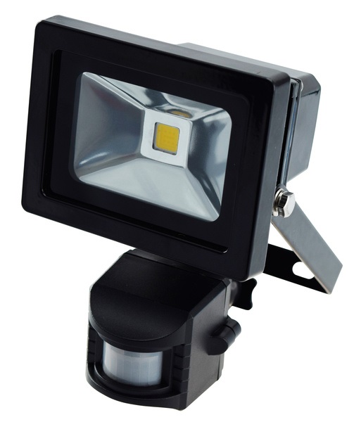 Harju Dozen 12V LED-strålkastare med rörelsesensor, 750 lm, IP44, klarvit 4000K - Strålkastare - 6438140404251 - 1