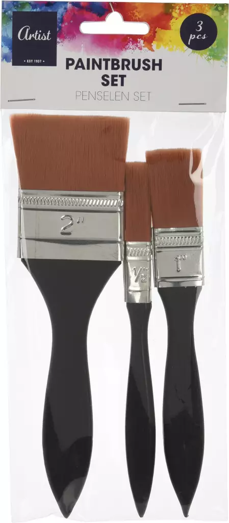 Leve=C3=A4t siveltimet 3kpl - Penslar - 8719987896521 - 1