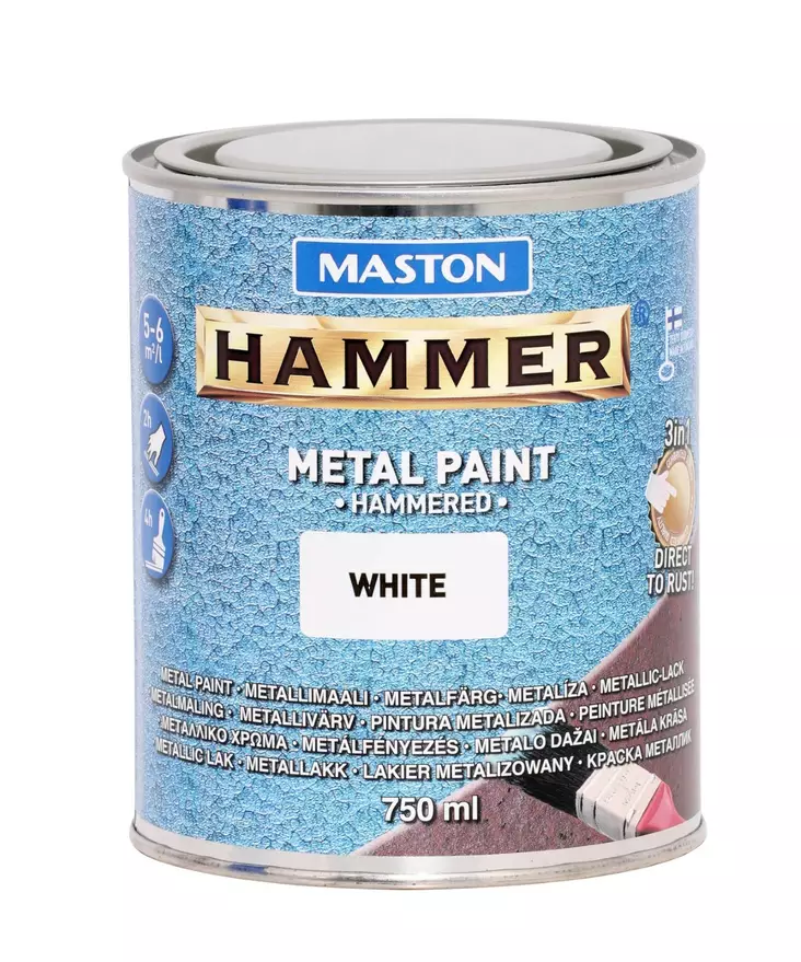 Maali Hammer Vasaralakka valkoinen 750ml - Färger och lacker - 6412490017651 - 1