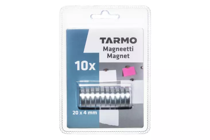 Magneetti Neo 20 mm 10 kpl p=C3=A4=C3=A4kuva pakkaus=20 - Kontorsmaterial - 6410412031211 - 1