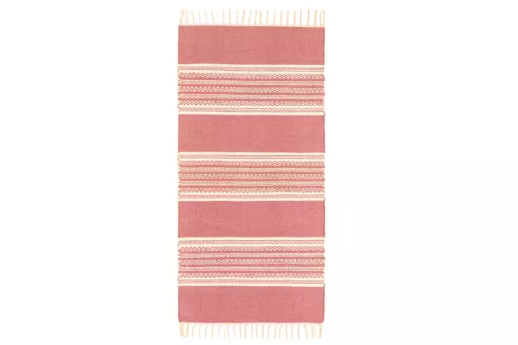 Puuvillamatto 70 x 140 rosa - Små mattor och gångmattor - 6410413010321 - 1