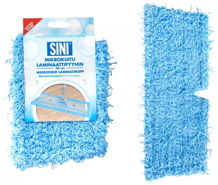 Mikrokuitu laminaattipyyhin SINI - Städredskap - 6423800037771 - 1