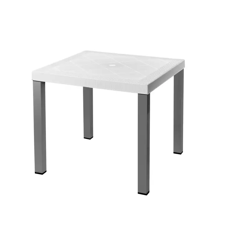 Plastbord Brio 82 x 82 cm vit - Trädgårdsbord - 9006218805001 - 1