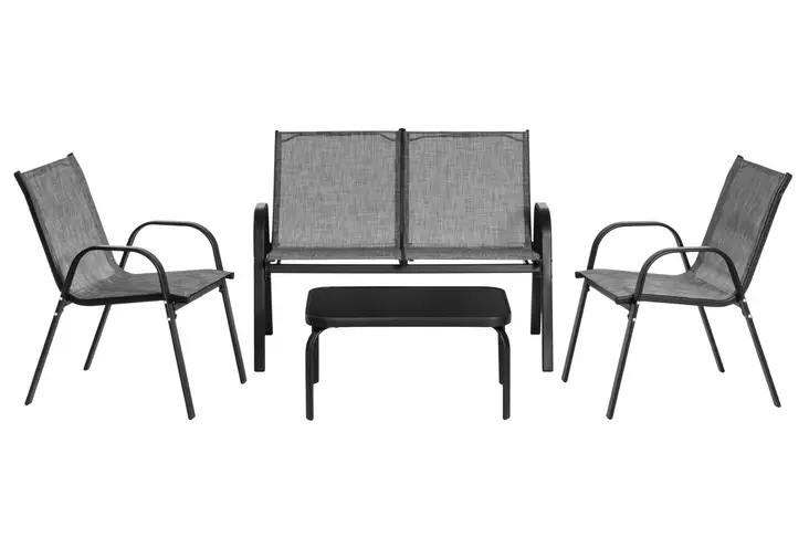 Oleskeluryhm=C3=A4 Livorno 4-osainen - Trädgårdsmöbelgrupper - 6410416129341 - 1