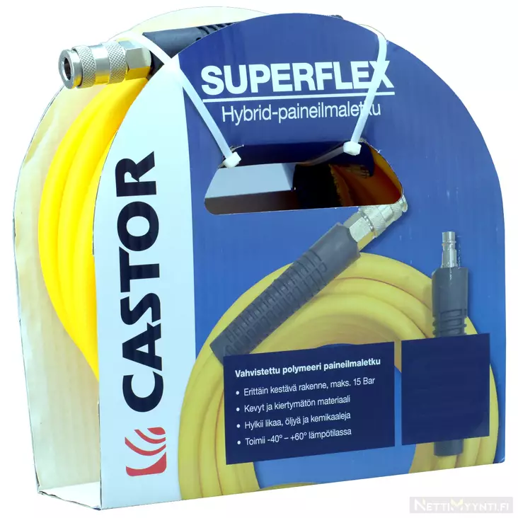 Tryckluftsslang Castor Flex 20 m - Tryckluftsslangar och kopplingar - 6438168087771 - 2