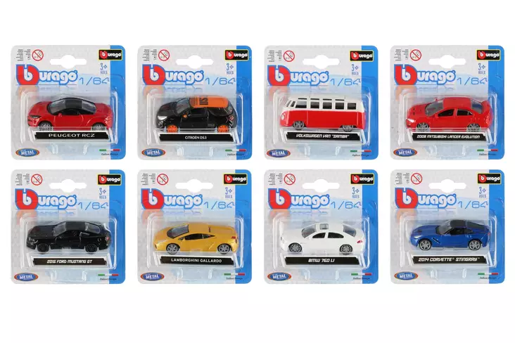 Pikkuauto 1:64 Bburago - Småbilar - 4893993590001 - 1