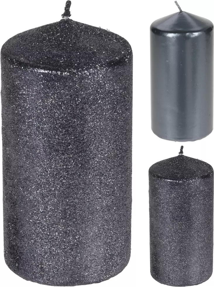 P=C3=B6yt=C3=A4kynttil=C3=A4 tumman harmaa 14cm 20h - Ljus och lyktor - 8719987653421 - 1