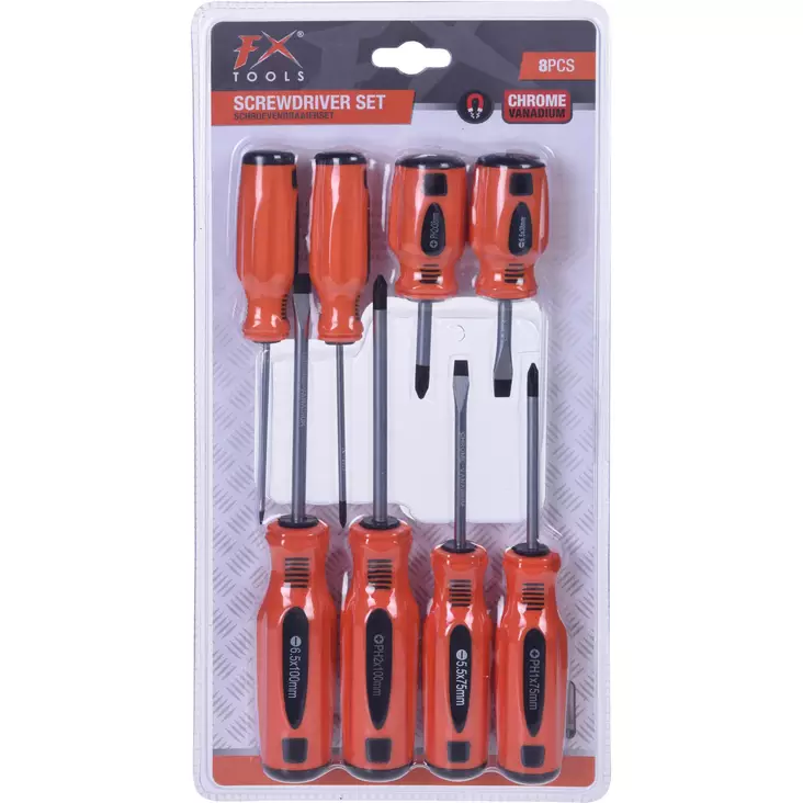 Skruvmejsel sats 8 stycken - Skruvmejslar - 8719987116681 - 1