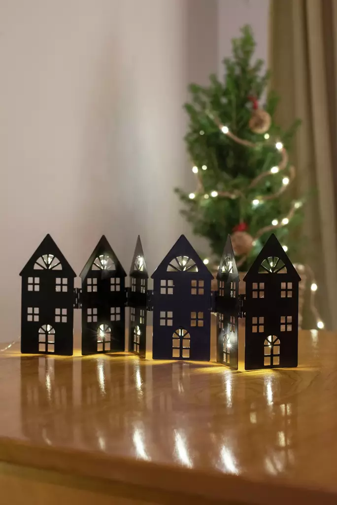 Selesa koristetalot 14 cm musta - Dekorationsljus - 6435200281531 - 1