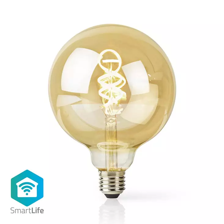 SmartLife LED vintage lampa | E27 | 360 lm | 4.90 W | Varm till cool vit | 1800 - 6500 K | Glas | Android / IOS | Globe | 1 st. - Ljuskällor - 5412810335381 - 1