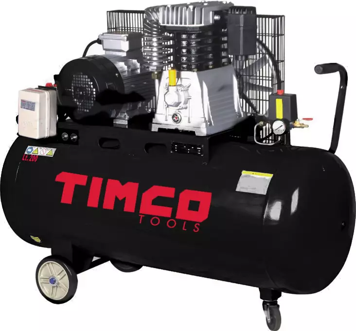 Timco 4HP 200L kompressorremdrift - Kompressorer - 6438014257891 - 1