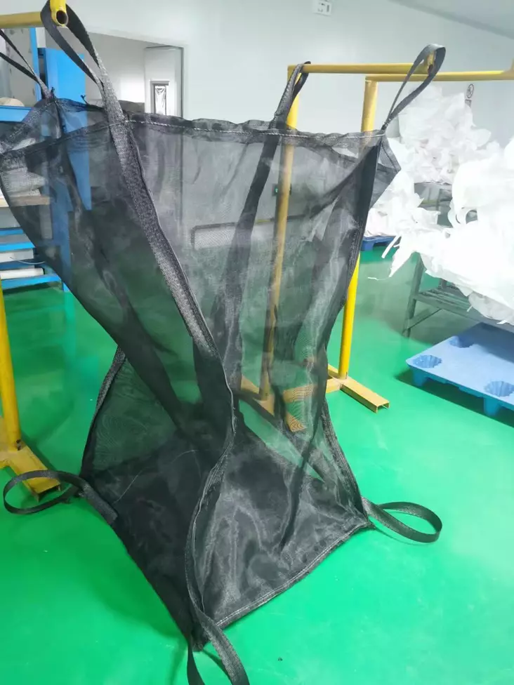 Timco 90x90x155 cm delad säck med nedre öglor, mesh - Vedklyvar - 6438014343341 - 1