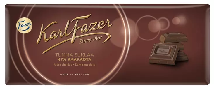 Tummasuklaalevy 200 g Fazer - Godis - 6411401015861 - 1
