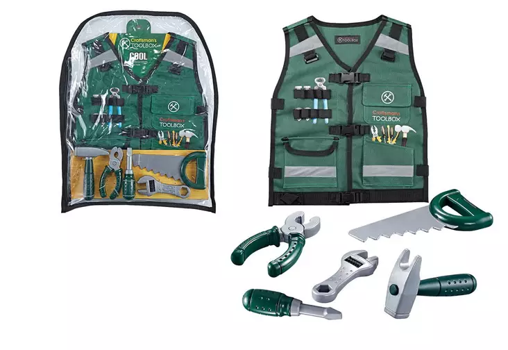 TY=C3=B6kaluliivi crafstmans p=C3=A4=C3=A4kuva=20 - Barnverktyg och yrkesleksaker - 6438484003721 - 1