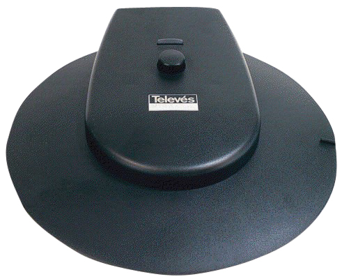 Amplified Inomhus DVB-T/T2 - DAB+ Aktiv Inomhusantenn 25 dB FM / VHF / UHF - Inomhusantenner - F1961301 - 1