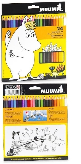 Färgpennor Mumin 24 st - Färgpennor - 6417749191021 - 1