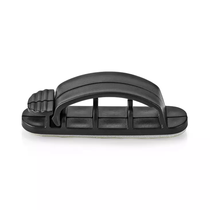 Kabelhantering | Kabelklämma | Låst | 3 st. | Antal platser: 3 Skivor | Maximal kabeltjocklek: 7.5 mm | Polypropylene | Svart - Nedis produkter - 5412810335121 - 10