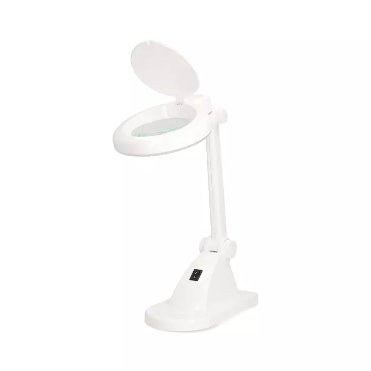 Förstoringsglas Bordslampa | Linsstyrka: 3 + 12 Diopter | 6500 K | 6 W | 400 lm | Vit - Handverktyg - 5412810455591 - 1