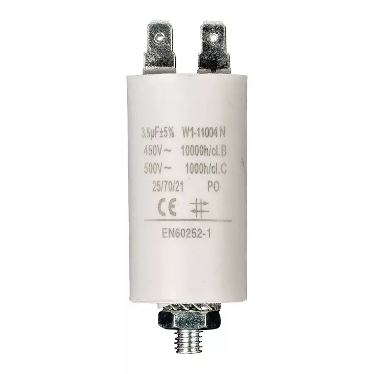 Kondensator | 3.0 uF | 450 V | Faston | 1 st. - Reservdelar - 5412810477111 - 10