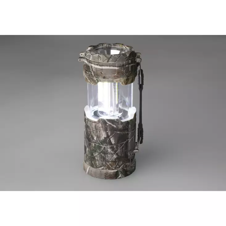 Retkilyhty Camo COB 300 lm + LED 60 lm Atom - Kokoontaittuva monikäyttöinen retkilyhty ja taskulamppu maastokuviolla - Campingutrustning - 6410416323831 - 1