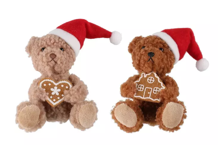 Nalle koriste 10cm Winteria - Juldekorationer och textilier - 6410416490861 - 1