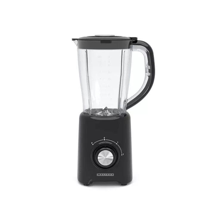 Blender | 800 W | 2 hastigheter + puls | 4 knivar i rostfritt stål | plastkanna | svart - Blenders och vispar - 8711902090731 - 1