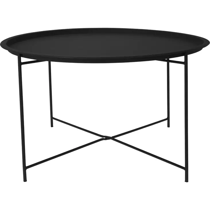 Trädgårdsbord 75x42 cm Svart - Trädgårdsbord - 8720573487221 - 1