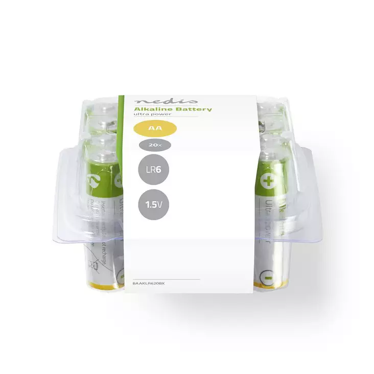 Alkaline Batteri AA | 1.5 V DC | 20-Pack - Alkaliska batterier - 5412810266791 - 1