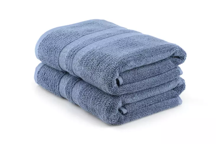 Badtowel Set Mijölnir Blå 60% Bambu 40% Bomull 75x150 cm 2 Delar - Handdukar - 8684282253891 - 1