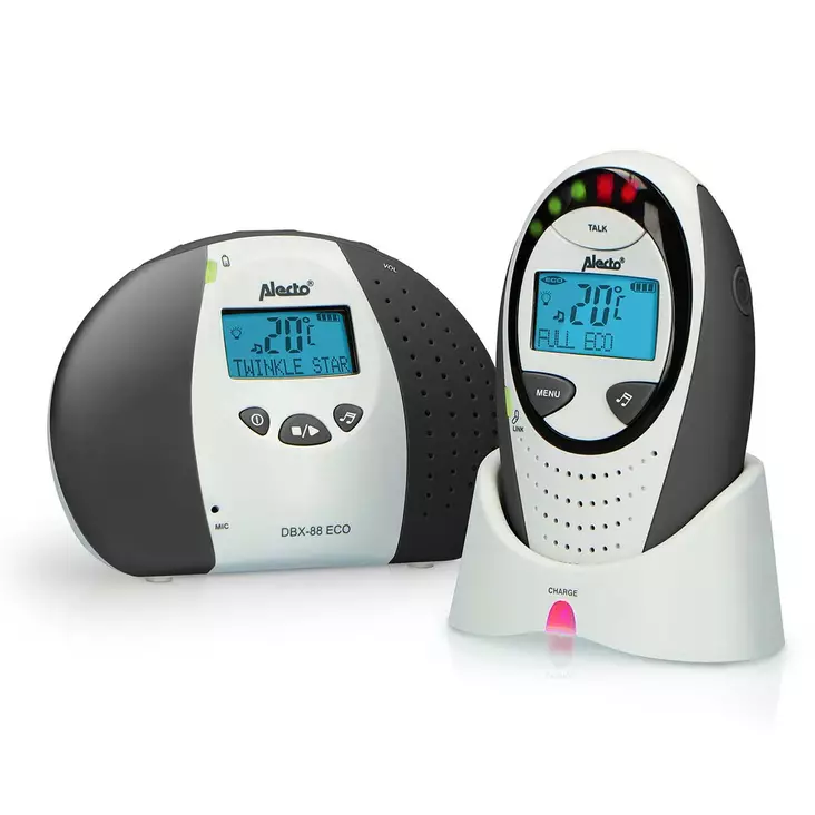 Full eco DECT babyvakt med display Grå - Babylarm - 8712412676651 - 10