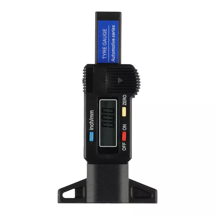 Digitaalinen renkaiden urasyvyysmittari Carman - Tarkka digitaalinen mittari renkaiden kunnon tarkastukseen (0-30 mm) - Andra verktyg - 6410413219601 - 1