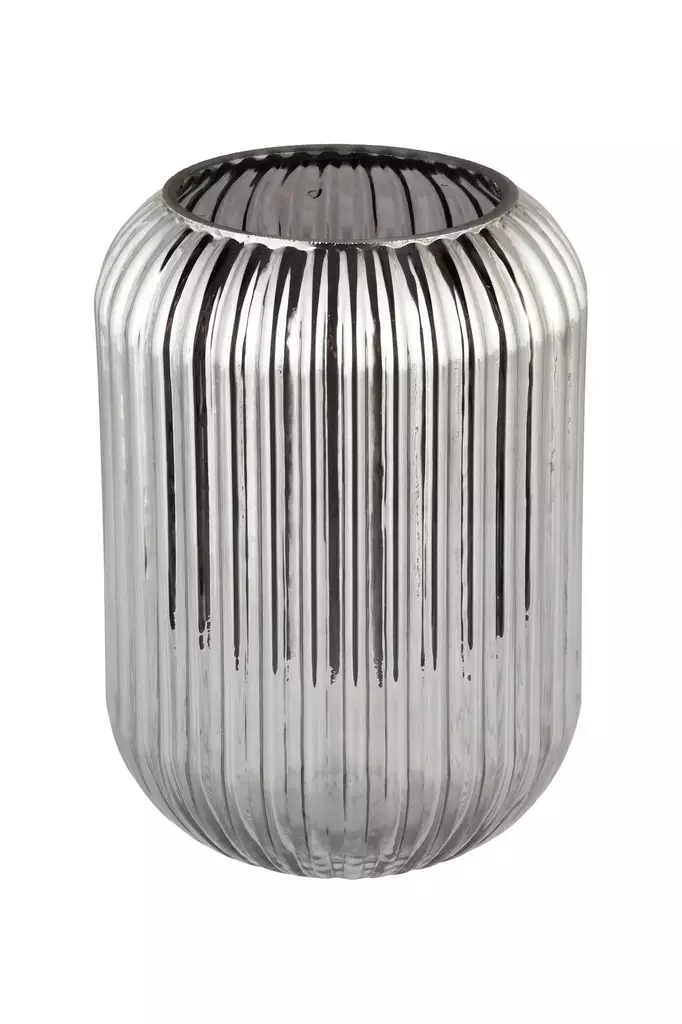 Vas Aberto Design D20F Fume Glas 10x20x10 cm - Hängande blomkrukor och vaser - 8684283721641 - 1