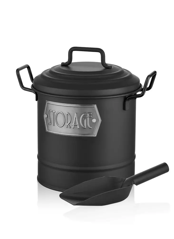 Hink Hermia Svart Galvaniserad 3200 ml - Köksredskap - 8681875622201 - 1