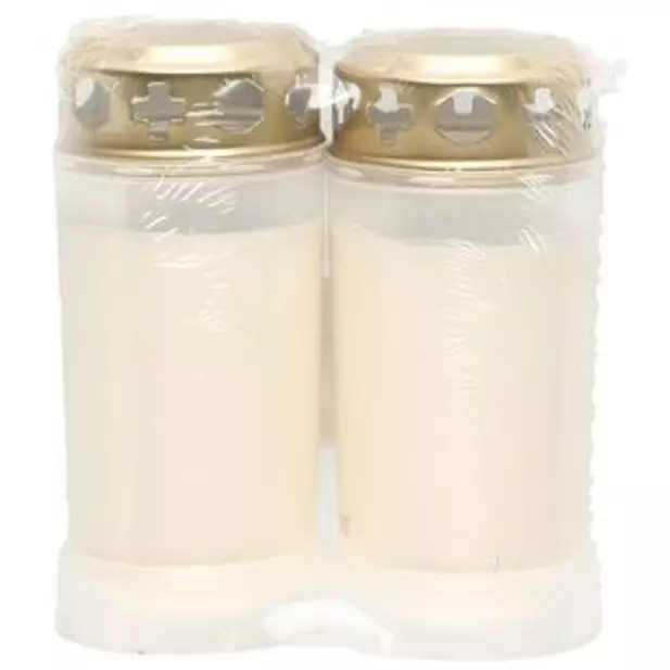 HautakynttilÃ¤ Polar valkoinen 2 kpl 48 h - Ljus och lyktor - 6410416421971 - 1