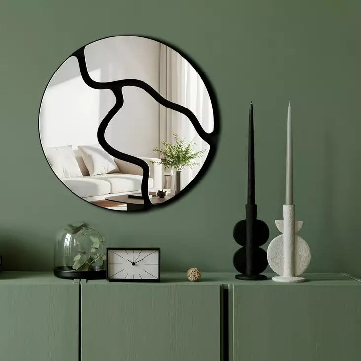 Dekorativ Spegel Wallity Silver Plexiglas EVA 48x48 cm - Speglar - 8684283980871 - 1
