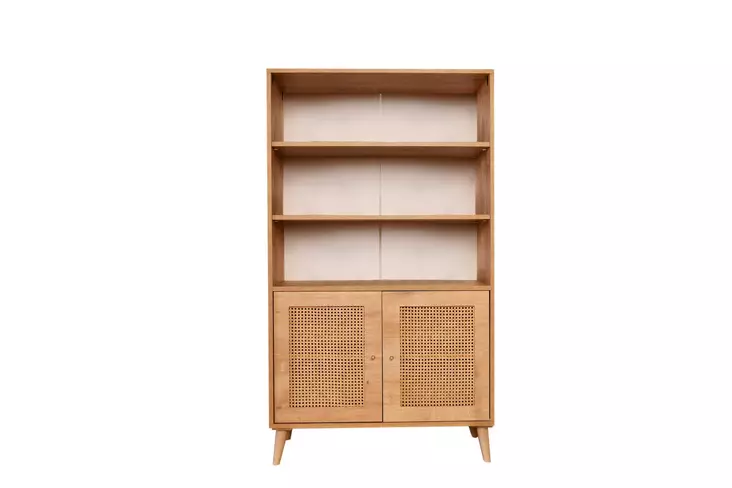 Bokhylla Hanah Home Hazeran Ek Massivt Trä 40x90x58 cm - Bokhyllor - 8683742868071 - 1