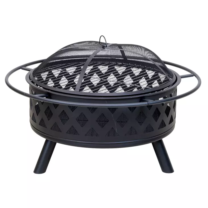 Hornet Premium Eldstad och Grill 91cm - Med Gnistgaller & Grillgaller - Trädgårdsgrillar och eldstäder - 6438168120591 - 1