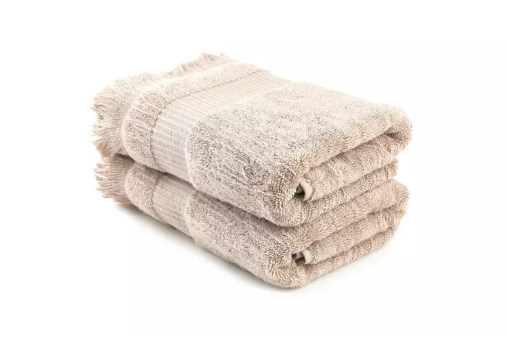 Handduk Set L'essentiel Ljusbrun 100% Bomull 50x90 cm 2 Pieces - Handdukar - 8684282296201 - 1