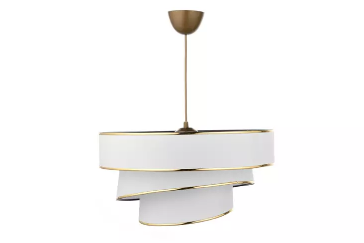 Taklampa Opviq Couper Guld Bomull 40 x 40 cm - Tak- och vägglampor - 8683342683241 - 1