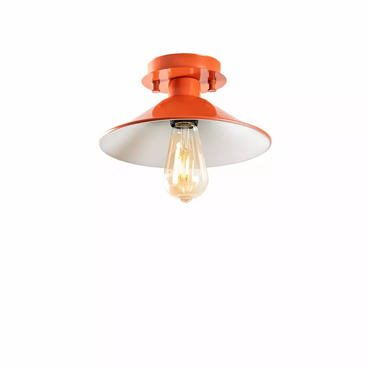 Taklampa Opviq Kon?ks?vama Orange Metall 24 x 24 cm - Tak- och vägglampor - 8684283783151 - 1