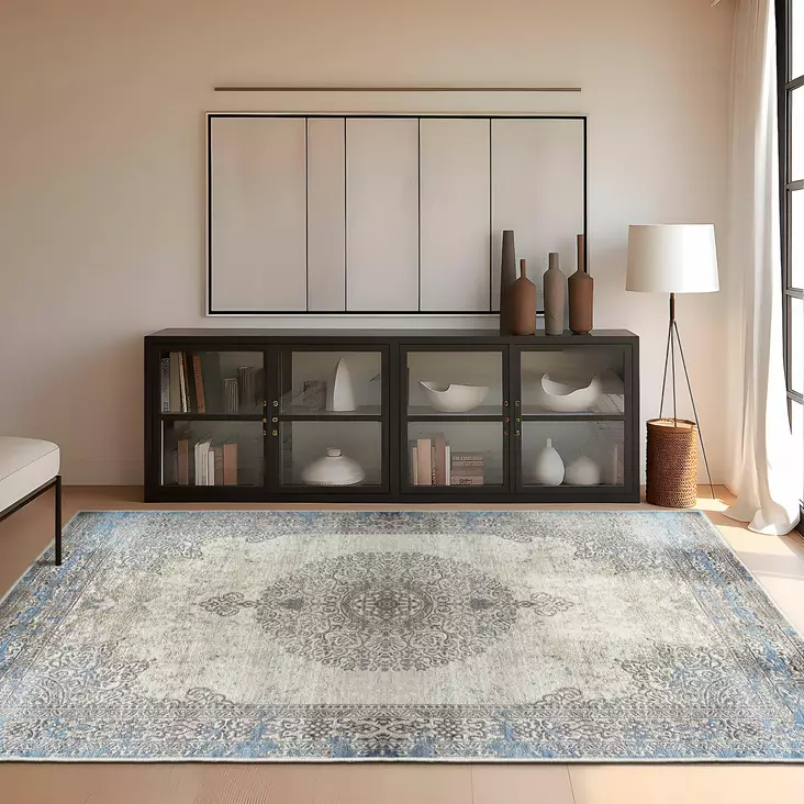 Gångmatta (80 x 200), flerfärgad, 80 x 200 cm, mjuk, antibakteriell - Små mattor och gångmattor - 8681875955071 - 1