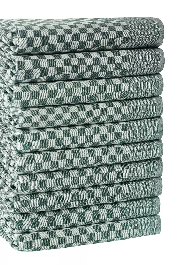 Kökshandduksset (10 stycken), grönt, 40 x 60 cm, mjukt, hållbart - Kökstextilier - 8683742885481 - 1