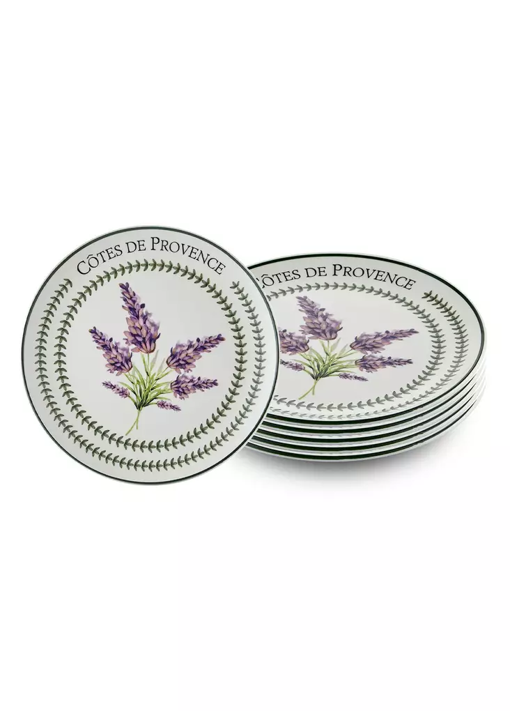 Serveringsfat Set Hermia Lilac Keramik 6 Delar - Serveringsfat - 8684283616961 - 1