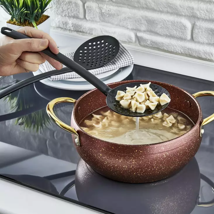 Serveringssked Hermia Svart Plast 28x4 cm - Bestick och serveringsredskap - 8684282981091 - 1