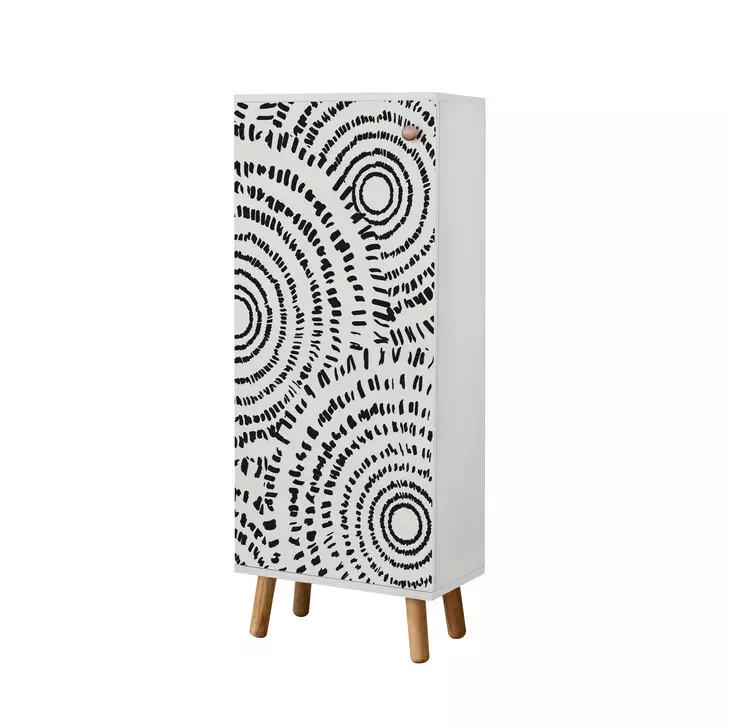 Skoskåp Hanah Home Vegas B 946 Vit Spånskiva 50x135x38 cm - Skoskåp - 8684282305101 - 1