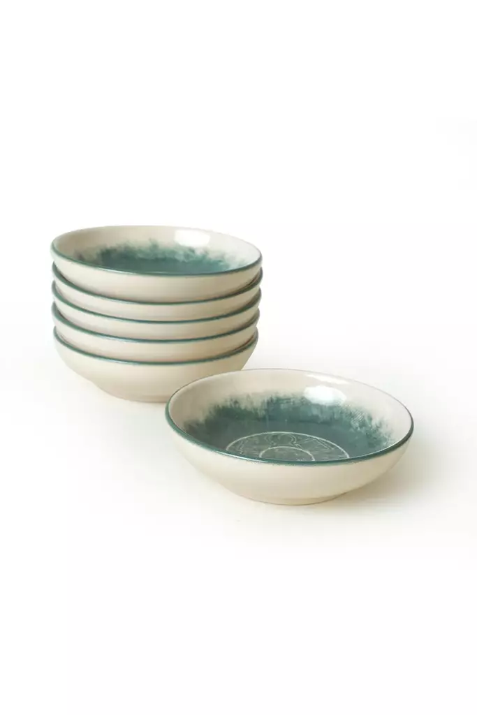 Skål Set Hermia Cream Keramik 6 Delar - Serveringsfat - 8684282478201 - 1