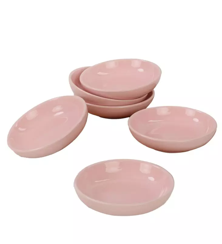 Skål Set Hermia Rosa Keramik 6 Delar - Serveringsfat - 8683342394161 - 1