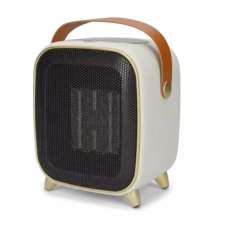 Keramiska PTC Värmefläkt | 900 / 1200 W | 2 Värmelägen | Justerbar termostat | Överhettningsskydd | Skydd för att ramla | Timer - Uppvärmning - 5412810481071 - 1
